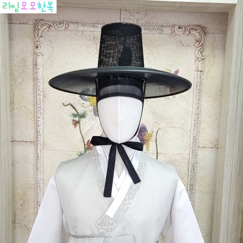 성인 남성 한복 갓 전통 선비 모자